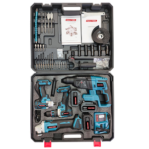 Tmaxtool 4 trong 1 tác động cờ lê ổ cắm khoan Bộ máy mài góc không dây lithium pin công cụ điện kết hợp hộp công cụ Bộ công cụ - Product Image 3
