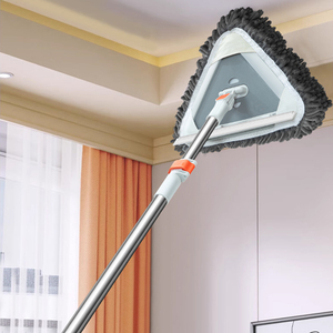 <span class=keywords><strong>Aspirateur</strong></span> Chenier à tige télescopique <span class=keywords><strong>triangulaire</strong></span> de haute qualité pour le nettoyage de voiture de maison tête de motif Rectangle de nettoyage magique - Product Image 2