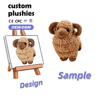 Peluche Mouton Crème Kawaii, Décoration Florale, Poupée en Peluche Super Douce et Moelleuse, Compagnon Confortable, Cadeau pour Enfants