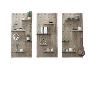 Custom Solid Wood Perforated Arched <b>Wall</b> <b>Shelf</b> For Storage Display Rack Living Room <b>Wall</b> <b>Mounted</b> Irregular Shape - Product Image 5