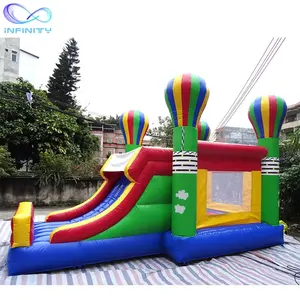 बच्चों कूद महल inflatable उछाल घर inflatable बाउंसर कॉम्बो inflatable उछाल वाले महल गुब्बारा कूद उछाल स्लाइड के साथ