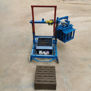 Máquina Pequeña para Fabricar Ladrillos de Hormigón, Máquina Móvil para Formar Bloques para Uso en la Construcción - Product Image 2