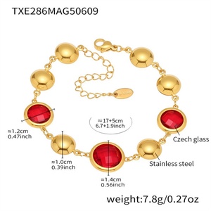 Pulsera de Acero Inoxidable Impermeable con Diseño Geométrico de Cristales, Ideal para Fiestas y Mamás, ¡Venta Caliente! - Product Image 6