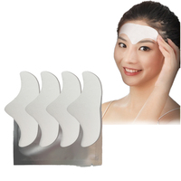 Patchs anti-rides pour le front OEM avec masque en feuille d'aloe vera et de collagène pour peaux sensibles et sèches, soin anti-âge du visage, 12 patchs par paquet