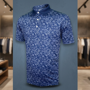 T-shirts de golf pour hommes en maille à séchage rapide de haute qualité, en polyester et élasthanne, extensibles dans les 4 sens, imprimés numériquement, avec logo personnalisé, marque, manches courtes - Product Image 4