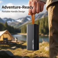 Nouvelle batterie externe portable haute puissance 100W, 40000 mAh, charge super rapide, grande capacité pour téléphones portables et ordinateurs portables