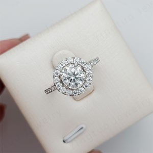 Anillo de Moissanita de 1 Quilate, Estilo Hip-Hop, 8.0 mm, <span class=keywords><strong>D</strong></span> VVS1, con Certificado GRA, Accesorio de Reloj de Moda - Product Image 1