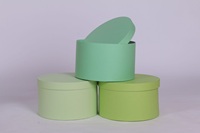 Boîtes rondes rigides en carton recyclable avec revêtement UV pour l'emballage de fleurs, de cadres photo et de bougies