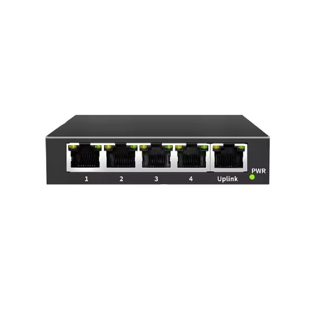 5 8 Port 10Gbps Gigabit Enterprise Switch Metal Case Network Hub Ethernet Splitter Stackable RJ45 in Stock