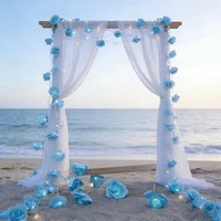 Guirlande lumineuse LED en forme de fleur de rose, 3m, 20LED, décoration de mariage, d'anniversaire, cadeau de saint-valentin, décoration d'arbre de noël pour la maison et l'extérieur