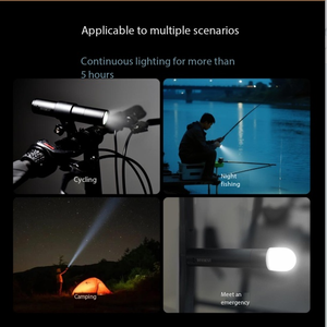 Linterna <span class=keywords><strong>con</strong></span> Zoom Ultrabrillante de 1000 Lúmenes y Alcance de 365 Metros, Portátil, Negra - Product Image 2
