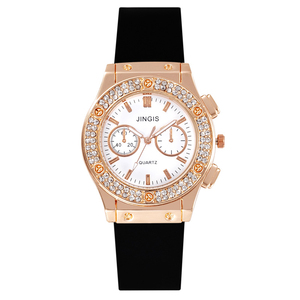 Retro Style Korean Simple Women's Student <b>Watch</b> Stainless Steel Case Leather Strap Quartz Movement <b>Digital</b> Display 10mm - Product Image 1