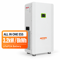 Système de stockage d'énergie tout-en-un ESS 8 kWh avec onduleur solaire intégré et batterie LiFePO4 pour la maison