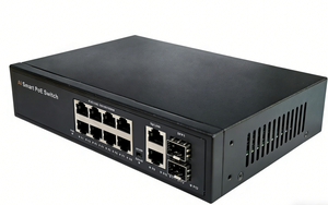 Switch PoE de 8 Puertos Gigabit con 2 Uplink + 2 Ranuras SFP, Switch OEM de 10 Puertos Ethernet, Switch PoE Industrial, Venta Caliente de Fábrica - Product Image 3