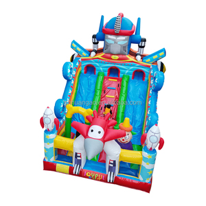 Château gonflable avec requin et poisson dans <span class=keywords><strong>la</strong></span> mer <span class=keywords><strong>Maison</strong></span> de château gonflable - Product Image 3