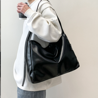 Nouveau Sac Bandoulière Homme Tendance 2026 Style Décontracté Grande Capacité – Sac de Shopping Souple et Décontracté