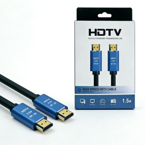 สาย HDMI 2.0 ความละเอียด 4K ความเร็วสูง 60Hz สาย HDMI ยาว 1.5 เมตร ชุบทอง สำหรับทีวี <span class=keywords><strong>จ</strong></span>อภาพ แล็ปท็อป โปรเ<span class=keywords><strong>จ</strong></span>คเตอร์ PS5 <span class=keywords><strong>Xbox</strong></span> - Product Image 6