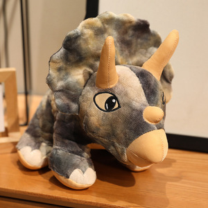 <span class=keywords><strong>Peluche</strong></span> <span class=keywords><strong>de</strong></span> Dinosaurio Triceratops con Logotipo Personalizado Simulado, <span class=keywords><strong>Peluche</strong></span> <span class=keywords><strong>de</strong></span> Tiranosaurio Rex, Estegosaurio, Iguanodon, <span class=keywords><strong>Velociraptor</strong></span> - Product Image 3