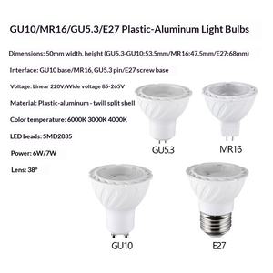 Lámpara LED GU10 con Chip 2835 de Alta Luminosidad, Ahorro de Energía, <span class=keywords><strong>para</strong></span> Jardín, Ultra Brillante - Product Image 4