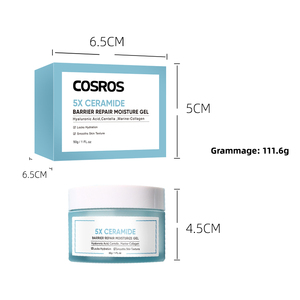 Crème Visage Hydratante Réparatrice à 5x Céramides et Acide Hyaluronique pour la Barrière Cutanée, Gel Hydratant pour Soins du Visage – Prêt à Expédier en Gros - Product Image 1
