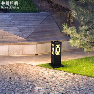 Lámpara de Jardín LED Igawa, Moderna, de Aluminio, Cuadrada, Tipo Bolardo, para Jardín, Patio, Camino, Villa, Iluminación Exterior - Product Image 4