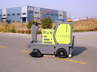 Nouvelle Balayeuse Commerciale et Résidentielle A15 pour le Nettoyage des Rues et des Voies, Autopropulsée, Alimentée par Batterie, avec Suppression des Poussières, Utilisation en Extérieur