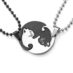 Hip Hop collana circolare geometrica argento titanio acciaio triangolo collana per le donne uomini Rap festa gioielli da ballo <span class=keywords><strong>regalo</strong></span> - Product Image 5