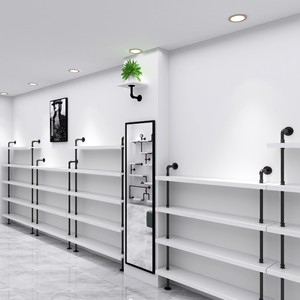 Hiện đại có thể gập lại treo tường Giày Rack hiển thị thuận tiện cho giới thiệu bộ sưu tập giày của bạn cho kiosk hoặc cửa hàng - Product Image 3