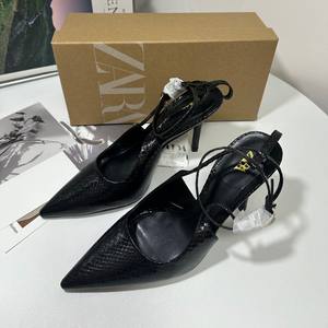 Nuove <span class=keywords><strong>Scarpe</strong></span> Eleganti e Sexy con Tacco Alto a Stiletto Leopardate Primavera Estate Autunno 2025 per <span class=keywords><strong>Donna</strong></span>, Traspiranti e Morbide per Esterno - Product Image 2