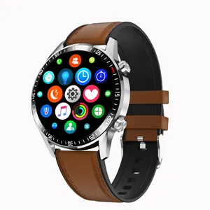 New 1.28 Inch Full Round Screen Q88 Sport Watch Smart Ip67 Heartrate Blood Pressure Function Smart Watch