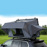 Tente de toit de voiture extérieure à grande capacité, installation rapide, protection UV, imperméable, pour le camping