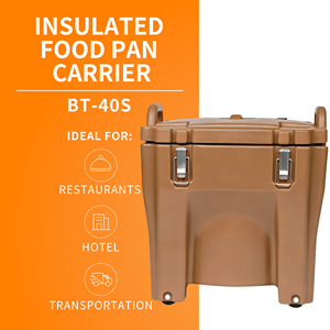 FANGHE BT-40S, boîte isotherme empilable de 40 L pour aliments, boîte de transport thermique commerciale chaude/froide avec couvercle sécurisé pour la restauration - Product Image 3
