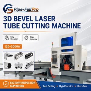 Cortadora Láser CNC de Alta Velocidad para Tubos, Máquina de Fibra Óptica de 3KW para Corte de Precisión en Acero al Carbono y Aluminio para Trabajos de Ferretería - Product Image 1