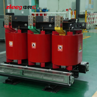 Transformateur de distribution électrique sec à résine époxy 800 kVA 10 kV/0,4 kV SCB 3 ISO CE UL Cuivre/Aluminium