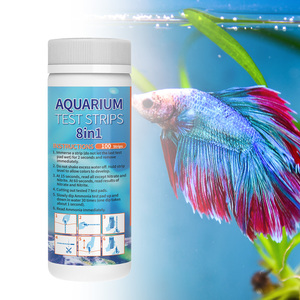 Bandelettes de test d'ammoniac pour <span class=keywords><strong>aquarium</strong></span> 8-en-1 Test d'eau rapide et précis pour réservoirs d'eau douce et d'eau salée pH, carbonate, alcalinité - Product Image 6