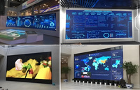 Pantalla LED para Interiores de Píxeles Pequeños, Video Wall con Marco Ultra Delgado, IP65, para Sala de Control, Centro Comercial, Tienda Minorista