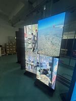 Écran d'affichage numérique LED intérieur Xgcled P1.86 avec flight case, design pliable et connectable, WiFi/USB, garantie 1 an - Noir