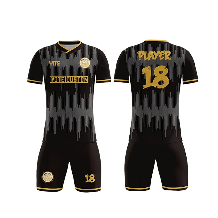 Kit de fútbol personalizado, Jersey de fútbol de calidad, uniforme de fútbol, nuevo modelo