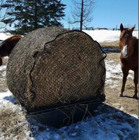 Sac à foin pour cheval extra large, filet en plastique pour foin à alimentation lente, filets à foin pour chevaux