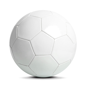 Taille 5 Simple Couche En Plastique 1.6MM Dessin Cadeaux PVC Classique Style Promotionnel Tout Pur Blanc Football <span class=keywords><strong>Ballon</strong></span> <span class=keywords><strong>De</strong></span> Football - Product Image 2