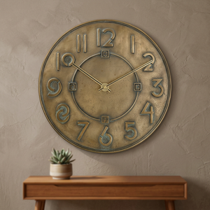 Ak Brass High Quality <b>Silent</b> Quartz Round <b>Wall</b> <b>Clock</b> <b>Silent</b> Vintage Large <b>Wall</b> <b>Clock</b> For Living Room Restaurant Decoration - Product Image 2