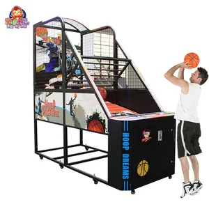 2024 paling populer dioperasikan koin basket menembak mesin permainan arcade untuk dijual