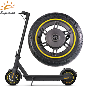 Superbsail Solid 10 pouces moyeu de roue avant Kickscooter Ninebot Max G30 ensemble de <span class=keywords><strong>pneu</strong></span> de secours pour scooters <span class=keywords><strong>électrique</strong></span>s - Product Image 1