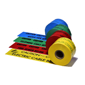 Cinta de señalización de advertencia subterránea multicolor - Product Image 1
