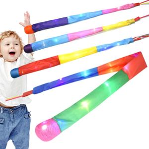 Deportes y entretenimiento para niños al aire libre, Bola de meteorito de cola suave de Color arcoíris brillante, juguete elástico y para atrapar la playa - Product Image 1