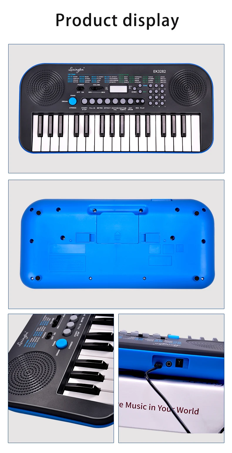 61 teclas estilo piano/teclado eléctrico con pantalla LED (MK61823) -  Aileen Music