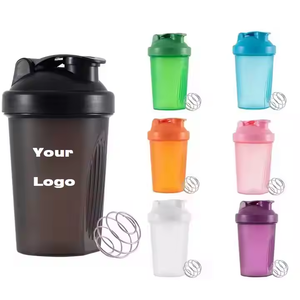 LOGO personalizzato regalo promozionale portatile <span class=keywords><strong>sano</strong></span> di miscelazione tazza di plastica con pillola in polvere Bpa libero 400Ml proteina palestra bottiglia Shaker - Product Image 3