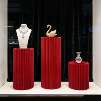 Colonnes pliables en papier, présentoirs cylindriques pour la maison, la boutique, l'exposition, la décoration, les tables de desserts, vente en gros