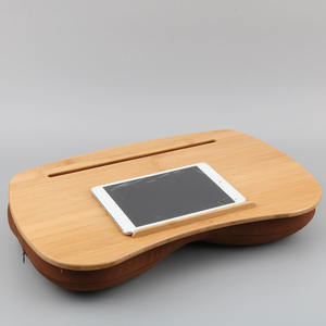 ถาดไม้ไผ่อเนกประสงค์,หมอนสำหรับวางแล็ปท็อปโต๊ะวางบนตักพร้อมหมอนรองเอวสำหรับวางโน้ตบุ๊ก - Product Image 2