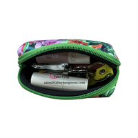 Mini sac à fermeture éclair à impression personnalisée pochette pour cartes d'argent portable en néoprène
